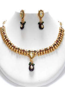 Polki Necklace Set